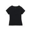 THE KISS LIPS MARC KISS LOGO SHRUNKEN TEE